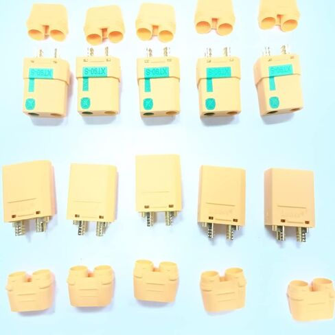 Imax B6 B6AC شاحن RC XT90S مع غطاء ذكر أنثى موصلات المقابس 5 أزواج in Kuwait