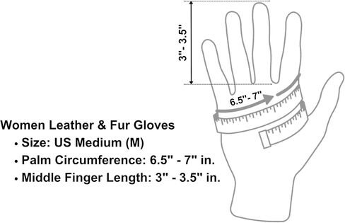 قفازات نسائية شتوية من الجلد الناعم الفاخر من الفرو الصناعي، قفازات شاشة تعمل باللمس وقفازات حفلات عصرية مع بطانة من الصوف in Kuwait