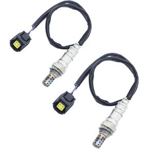 2x Oxygen O2 Sensor 1 & 2 for 2007-2010 Chrysler Sebring 2.4L; 2008-2010 Dodge Avenger 2.4L; 2009-2010 Dodge Journey 2.4L Upstream + Downstream Upper Lower