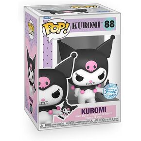 Hello Kitty - Kuromi with Phone Exclusive Vinyl Figure Collectibles Bundle with Compatible Funko Pop Box Protector