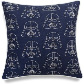EURASIA DECOR Darth Vader 18x18 Standard Decorative Embroidered Square Accent Throw Pillow Cover - Birthday Gift, Children/Kids Decor in Saudi Arabia