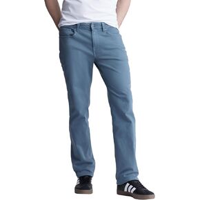 Buffalo David Bitton Men's Non-Denim Straight Leg Six French Terry Pants with Cotton Blend Stretch