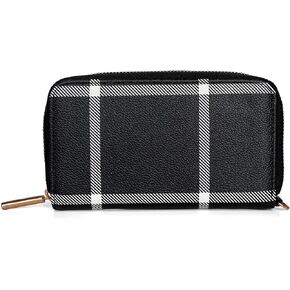 THIRTY-ONE Gifts Slim Wallet, Small Clutch Wallet for Women, Phone-Holder Wallet with Card and Bill Slots, Autumn Bouquet Smooth Pebble