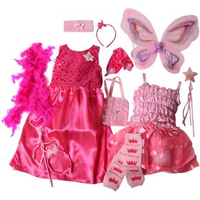 Girls Pretty Pretty Pink Dress Up Accessory Gift Set Size 3-6 Years