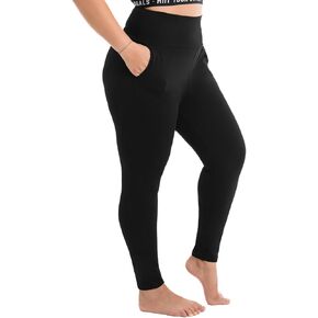 Walifrey Plus Size Leggings with Pockets for Women, High Waist Opaque Tummy Control Leggings
