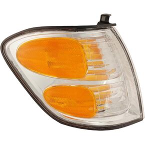 TRQ Front Right Corner Light Passenger Side Compatible with 2001-2004 Toyota Sequoia 2000-2004 Tundra TO2531143