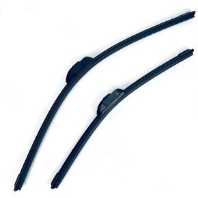 Premium All-Season J-Hook Beam Windshield Wiper Blades for Silverado, Suburban, RAM 1500/2500/3500, Ford F-150, Yukon XL – Driver and Passenger Set (Pack of 2) (22" + 22")