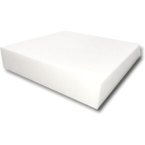 FoamTouch 6"x24"x26" High Density Upholstery Foam, White