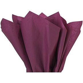 Burgundy Tissue Paper 20 Inch X 30 Inch - 48 Sheet Pack Premium Quality Gift wrap Tissue Paper A1 bakery supplies Made in USA