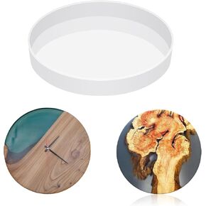 10 Inch Round Epoxy Mold, Large Round Silicone Molds for Riverside Table, Coffee Table, Resin Artwork, Home Decoration