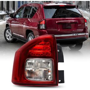 AUTOONE - For 2014 2015 2016 2017 Jeep Compass Tail Light Assembly Factory Taillights with Bulbs, Driver Side(LH)