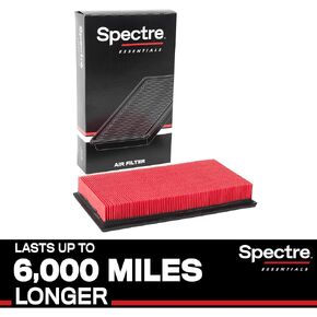 Spectre Essentials Engine Air Filter by K&N: Premium, 50-Percent Longer Life: Fits Select 2007-2020 FORD/LINCOLN/MAZDA (Explorer, Police Responder, Flex, Taurus, Aviator, MKT, MKS, CX-9, 6), SPA-2395