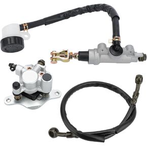 M MATI Rear Brake Caliper Master Cylinder Hose Assy for Yamaha YZ80 YZ85 1993-2022 4ES-2580W-00-00 5PA-2580W-00-00 4ES-2583V-00-00