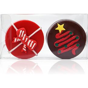 100pcs 4.17" x 2.17" x 1.38" Clear Macaron Boxes for 2, Chocolate Covered Ore Boxes, Clear Favor Boxes Treat Boxes Pastry Boxes for Christmas Birthday Wedding
