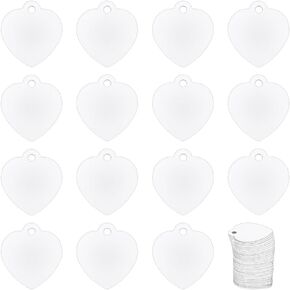 BENECREAT 30PCS Flat Round Sublimation Aluminum Blank, 1.18 Inch Aluminum Stamping Tag Blank Dog Tag Double Sided Transfer Tags for DIY Keychains, Tags Project