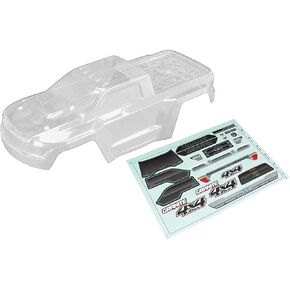 ARRMA 1/10 Body with Decals, Clear: Granite 4x4, AR402261
