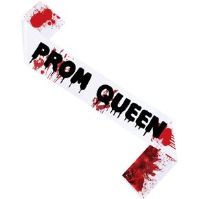 Halloween Prom Queen Sash Belt Halloween Bloody Sash Zombie Prom Queen Sash Belt BHWH50
