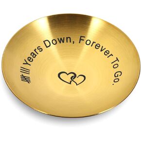Bronze Anniversary Giifts, 8 Year Bronze Anniversary Giifts, Christmas Gifts for Wife, Anniversary Wedding Gifts for Couple, 8th Anniversary Ring Holder, 8th Anniversary Jewelry Tray Gifts for Wife