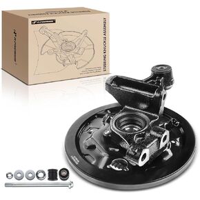 A-Premium Rear Steering Knuckle & Wheel Bearing Hub Assembly Compatible with Subaru Forester 2001-2008, with Rear Drum Brakes, Right Passenger Side