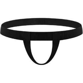 Men's Jock Strap Sexy Low Rise Underwear Open Pouch Super Elastic Scrotal Support Strings Underwear Thongs