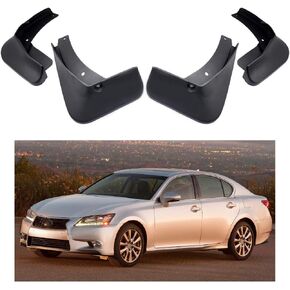 Car Mudguard Fender Mud Flaps Splash Guards Compatible with 2013-2019 Lexus GS 300 / GS 350 / GS 450h / GS 200t