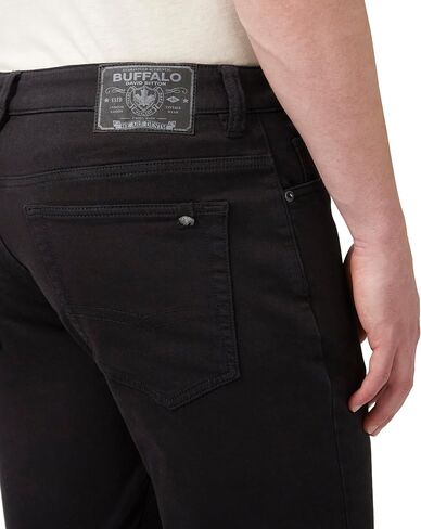 Buffalo David Bitton Men's Non-Denim Straight Leg Six French Terry Pants with Cotton Blend Stretch in Kuwait