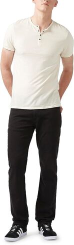 Buffalo David Bitton Men's Non-Denim Straight Leg Six French Terry Pants with Cotton Blend Stretch in Kuwait