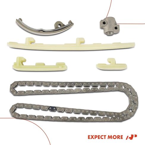 A-Premium 6PCS Engine Timing Chain Kit W/Tensioner & Guide Compatible with Chevrolet, Buick, Oldsmobile & Pontiac - Malibu 1997-1999, Cavalier, Skylark, Achieva, Alero, Grand Am, Sunfire - L4 2.4L in Saudi Arabia
