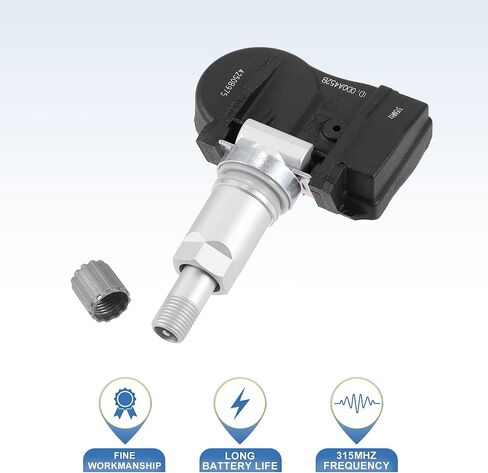 X AUTOHAUX 4 قطعة 4250B975 نظام مراقبة ضغط الإطارات الاستشعار مستشعر تساوي ضغط الإطارات 315 ميجا هرتز لميتسوبيشي لانسر أوتلاندر in Saudi Arabia
