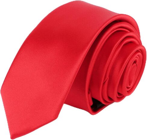 Mens Tie Black Tie Solid Color Slim Tie for Men Plain Formal Ties For Men in Saudi Arabia