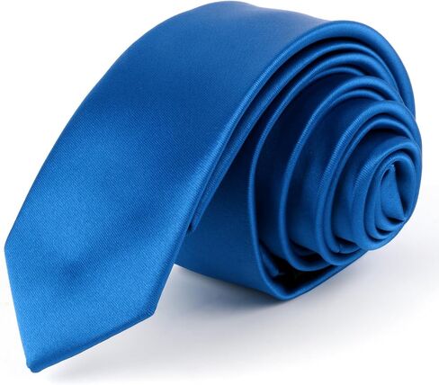Mens Tie Black Tie Solid Color Slim Tie for Men Plain Formal Ties For Men in Saudi Arabia