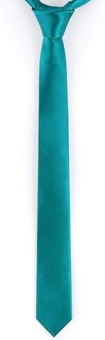 Mens Tie Black Tie Solid Color Slim Tie for Men Plain Formal Ties For Men in Saudi Arabia