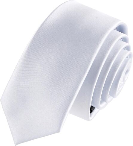 Mens Tie Black Tie Solid Color Slim Tie for Men Plain Formal Ties For Men in Saudi Arabia