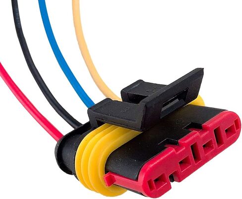 4 Pin Way Waterproof Electrical Wire Connector Plug Automotive Wire Connectors Plug with Wire AWG Marine Pack of 10 in Saudi Arabia