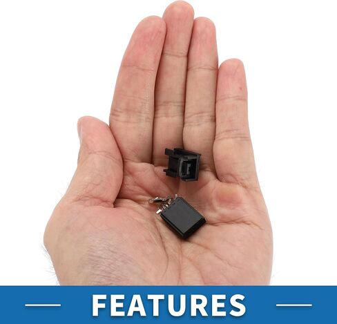 4 Pin Power Tailgate Window Switch Connector Plug No.8K0973754B Female Wire Terminal Connector for VW for Audi Plastic Black 1 Set in Saudi Arabia