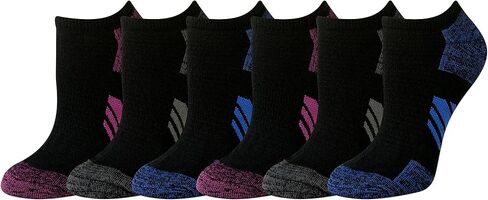 Amazon Essentials Women's Performance Cotton Cushioned Ankle Athletic No-Show Socks, 6 Pairs in Saudi Arabia
