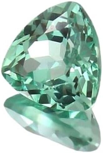 4+ct Natural Blue Green Montana Sapphire Certified Trillion Cut Loose Gemstone for Making Jewelry, Aqua in Saudi Arabia
