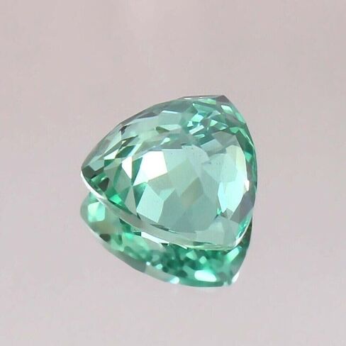 4+ct Natural Blue Green Montana Sapphire Certified Trillion Cut Loose Gemstone for Making Jewelry, Aqua in Saudi Arabia