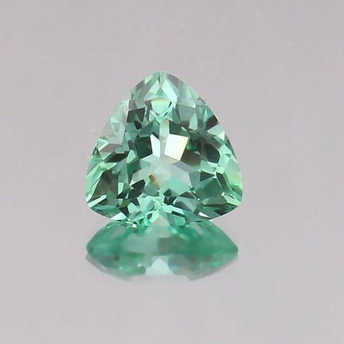 4+ct Natural Blue Green Montana Sapphire Certified Trillion Cut Loose Gemstone for Making Jewelry, Aqua in Saudi Arabia