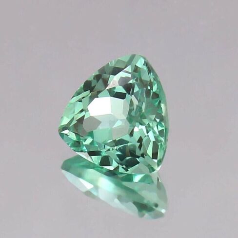 4+ct Natural Blue Green Montana Sapphire Certified Trillion Cut Loose Gemstone for Making Jewelry, Aqua in Saudi Arabia
