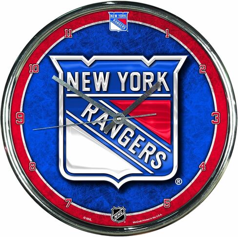 NHL Chrome Clock, 12" x 12" in Saudi Arabia