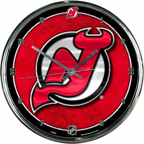NHL Chrome Clock, 12" x 12" in Saudi Arabia