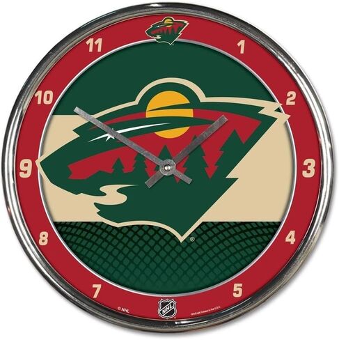 NHL Chrome Clock, 12" x 12" in Saudi Arabia