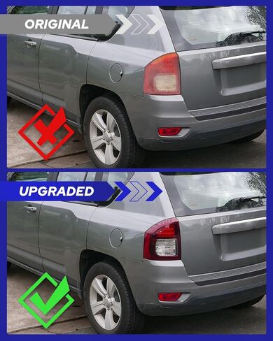 AUTOONE - For 2014 2015 2016 2017 Jeep Compass Tail Light Assembly Factory Taillights with Bulbs, Driver Side(LH) in Saudi Arabia