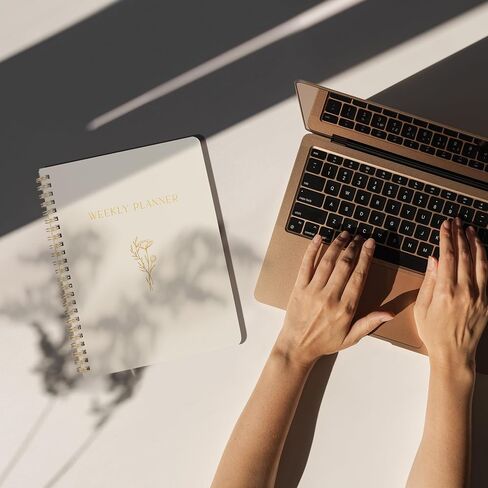 Beautiful Daily and Weekly Planner - To Do List Notebook to Easily Organize Your Agendas And Boost Productivity in School Or At Work - Stylish College or Office Supplies For Women in Saudi Arabia