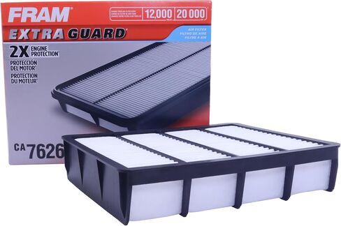 FRAM Extra Guard CA7626 Replacement Engine Air Filter for Select Toyota and Lexus Models, Provides Up to 12 Months or 12,000 Miles Filter Protection in Saudi Arabia