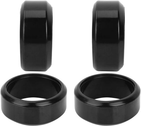 4 قطع عجلات انجراف RC، إطارات صلبة انجراف RC 26 مم إطار مطاطي RC مناسب لملحقات سيارة الانجراف 1:10 RC (01) إطارات الانجراف RC إطارات الانجراف 1/24 مقياس Rc الانجراف الإطارات in Kuwait