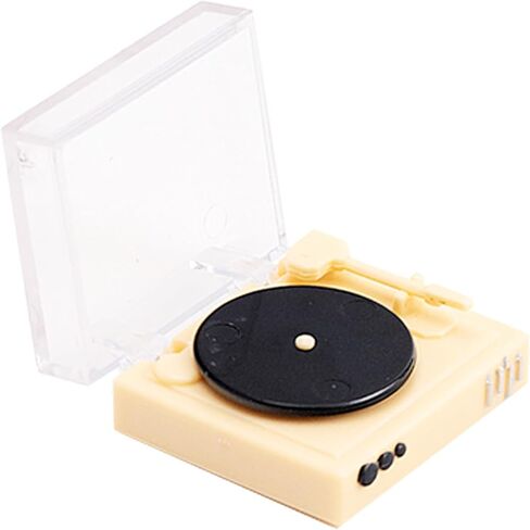 Miniature Dollhouse Record Player,Dollhouse Vintage CD Player Model,1 12 Scale Dollhouse Accessories Miniature Furniture in Kuwait