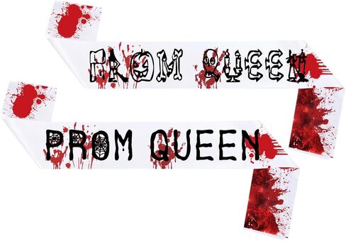 Halloween Prom Queen Sash Belt Halloween Bloody Sash Zombie Prom Queen Sash Belt BHWH50 in Saudi Arabia