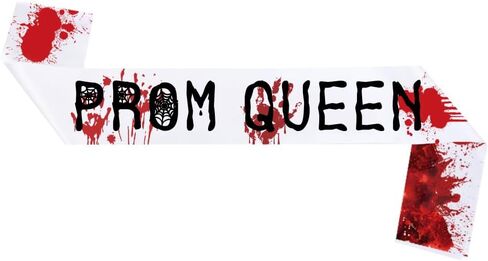 Halloween Prom Queen Sash Belt Halloween Bloody Sash Zombie Prom Queen Sash Belt BHWH50 in Saudi Arabia